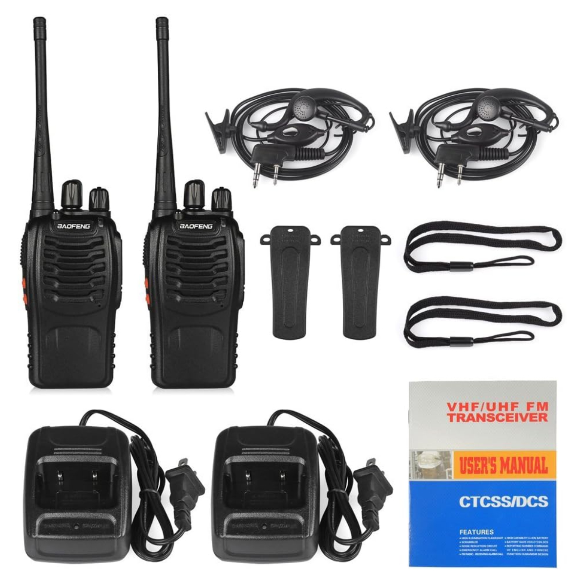 Miniatura 4 de Radio Comunicación X 2 Baofeng Walkie